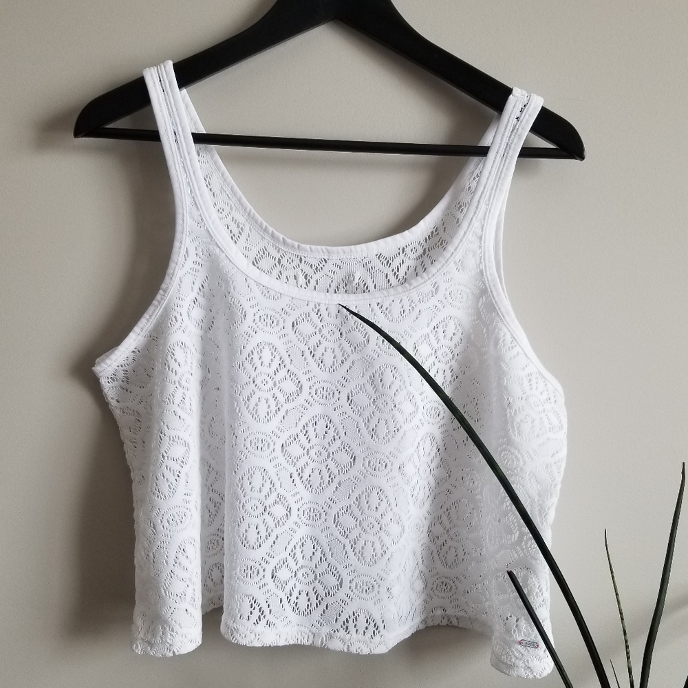 Crochet Cropped Cami / Cover Up